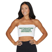 Load image into Gallery viewer, Southeastern Louisiana Lions White Bandeau Top