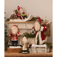 Load image into Gallery viewer, Small Santa with Toy Basket by Bethany Lowe Designs