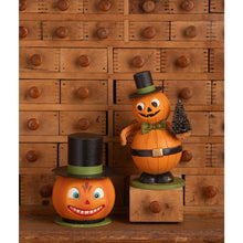 Load image into Gallery viewer, Smiling Pumpkin Container by Bethany Lowe Designs
