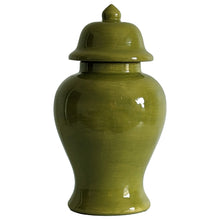 Load image into Gallery viewer, Moss Green Ginger Jars