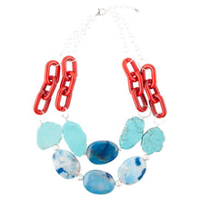 Load image into Gallery viewer, Southwest Mix Agate Statement Necklace