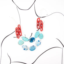Load image into Gallery viewer, Southwest Mix Agate Statement Necklace
