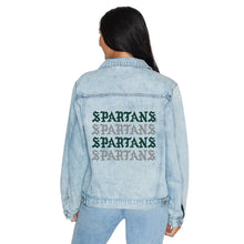 Load image into Gallery viewer, Michigan State Gothic Denim Jacket