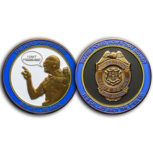 Load image into Gallery viewer, GL10-002 Trooper Matthew Spina Retired CSP Version 7 Challenge Coin Connecticut State Police CT