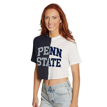 Load image into Gallery viewer, Penn State Split Tee