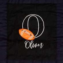 Load image into Gallery viewer, Handmade Sports Quilt &amp; Shams – Toddler to Twin Boys Bedding