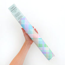 Load image into Gallery viewer, Pastel Plaid Table Runner