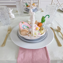 Load image into Gallery viewer, Bunny and Basket Serving Dish with Card Holder