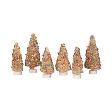 Load image into Gallery viewer, Sprinkles Bottle Brush Trees S/6 by Bethany Lowe Designs