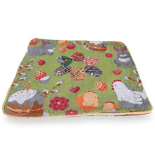 Load image into Gallery viewer, Set of 2 Easter Eggs with Bunny, Chicks and Willow Tree Throw Pillow Covers
