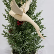 Load image into Gallery viewer, Wooden Flying Heron ornament