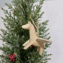Load image into Gallery viewer, Wooden Flying Horse ornament
