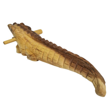 Load image into Gallery viewer, 11" Wooden musical percussion instrument alligator