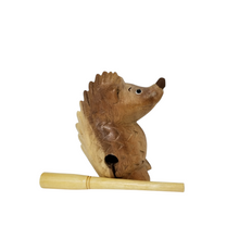 Load image into Gallery viewer, Wooden Musical Porcupine Percussion Instrument