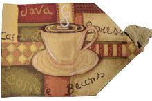 Load image into Gallery viewer, DaDa Bedding Smell of Coffee Cup Latte Java Brown Tapestry Table Runner Cloth (9912)