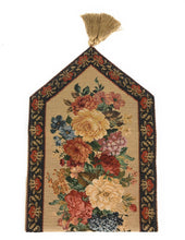 Load image into Gallery viewer, DaDa Bedding Breath of Spring Colorful Floral Beige Brown Tapestry Dining Table Runner (3089)