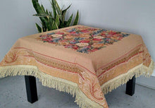 Load image into Gallery viewer, Tache Colorful Country Rustic Floral Morning Awakening Woven Tapestry Tablecloth (3089B)