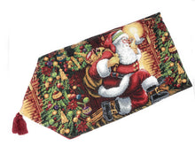 Load image into Gallery viewer, Tache Festive Down the Chimney Woven Tapestry Table Runners (DB11533)