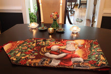 Load image into Gallery viewer, Tache Festive Down the Chimney Woven Tapestry Table Runners (DB11533)