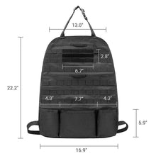 Load image into Gallery viewer, Tactical MOLLE Seat Organizer v2