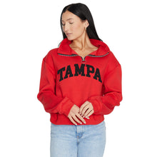 Load image into Gallery viewer, Tampa Spartans Quarter Zip Sweatshirt