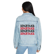 Load image into Gallery viewer, Tampa Spartans Gothic Denim Jacket