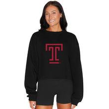 Load image into Gallery viewer, Temple Owls Black Crewneck