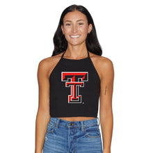 Load image into Gallery viewer, Texas Tech Black Halter Top