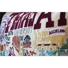 Load image into Gallery viewer, Texas A&amp;M University Collegiate Embroidered Pillow by CatStudio
