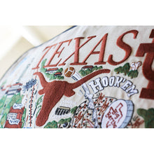 Load image into Gallery viewer, Texas, University of Collegiate Embroidered Pillow by CatStudio