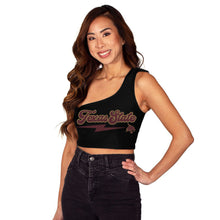 Load image into Gallery viewer, Texas State Lightning One Shoulder Top