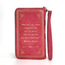 Load image into Gallery viewer, The Sleeping Beauty Book Wallet Wristlet