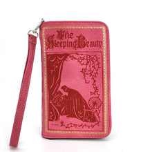 Load image into Gallery viewer, The Sleeping Beauty Book Wallet Wristlet