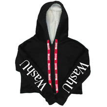 Load image into Gallery viewer, WashU Varsity Furry Hoodie