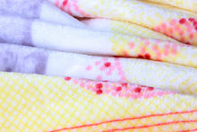 Load image into Gallery viewer, DaDa Bedding Seashore Sunny Yellow Lavender Floral Flannel Mink Fleece Throw Blanket (XY9901)