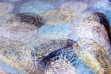 Load image into Gallery viewer, DaDa Bedding Swirly Navy Blue Lagoon Abstract Mink Flannel Fleece Throw Blanket (XY9897)