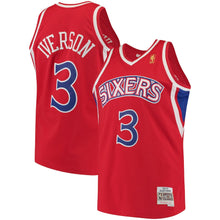 Load image into Gallery viewer, Allen Iverson Philadelphia 76ers Mitchell &amp; Ness 1996-97 Hardwood Classics Swingman Jersey