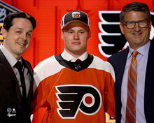 Load image into Gallery viewer, Matvei Michkov Philadelphia Flyers NHL Draft Night 8" x 10" Hockey Photo