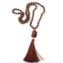 Load image into Gallery viewer, Tiger Eye Inner Strength &amp; Confidence Necklace