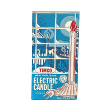 Load image into Gallery viewer, Timco Electric Candle Christmas Lights Box Wood Cutout-10"