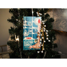Load image into Gallery viewer, Timco Electric Candle Christmas Lights Box Wood Cutout-10"