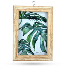 Load image into Gallery viewer, Black House-Shaped Hanging Photo Picture Frame and Metal Ornament Stand 8.7 Inches