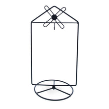 Load image into Gallery viewer, Black Windmill Roof House Hanging Photo Picture Frame and Metal Ornament Stand 10.15 Inches