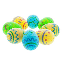Load image into Gallery viewer, Set of 8 Sugar coated Geometric Plastic Easter Eggs 2.25 Inches