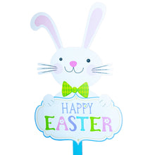 Load image into Gallery viewer, Bunny with Happy Easter Yard Sign 24 Inches