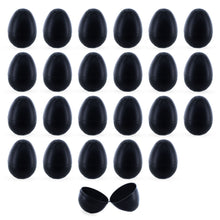 Load image into Gallery viewer, 24 Matte Blackboard Plastic Easter Eggs 2.25 Inches