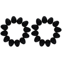 Load image into Gallery viewer, 24 Matte Blackboard Plastic Easter Eggs 2.25 Inches