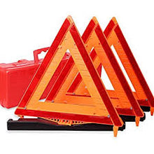 Load image into Gallery viewer, Warning Triangle, (Set of 3) w/Carrying Case | WTR