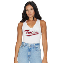 Load image into Gallery viewer, Troy University White Bodysuit