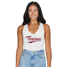 Load image into Gallery viewer, Troy University White Bodysuit